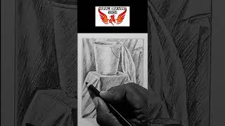 🤯 UNLOCK the Secret to REALISTIC Shading! Still Life Pencil Drawing Tutorial(Bucket & Cloth Texture)