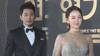 2017 Kbs 연기대상, 황금빛 커플 박시후Park Si Hoo-신혜선 현장