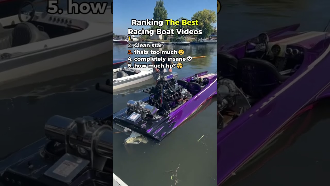 Ranking The Best Racing Boat Videos🚤💀 