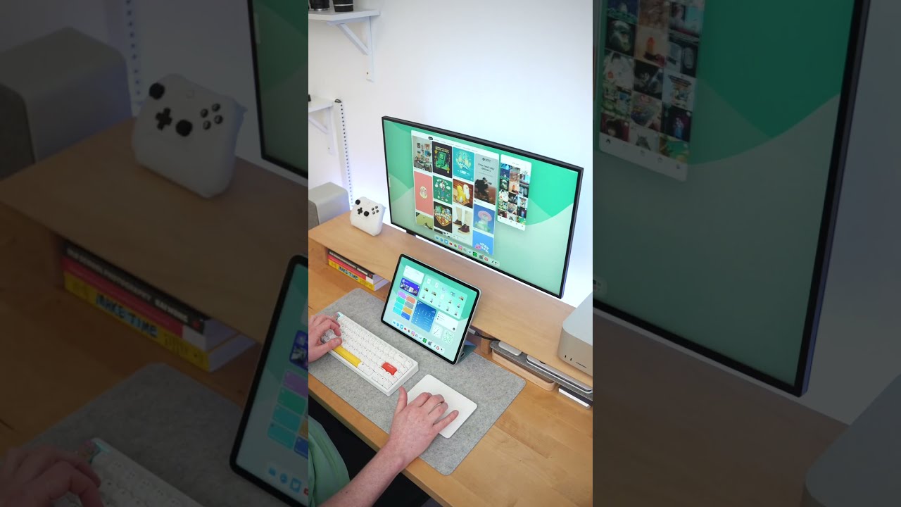 IPad Pro Desk Setup With Stage Manager 