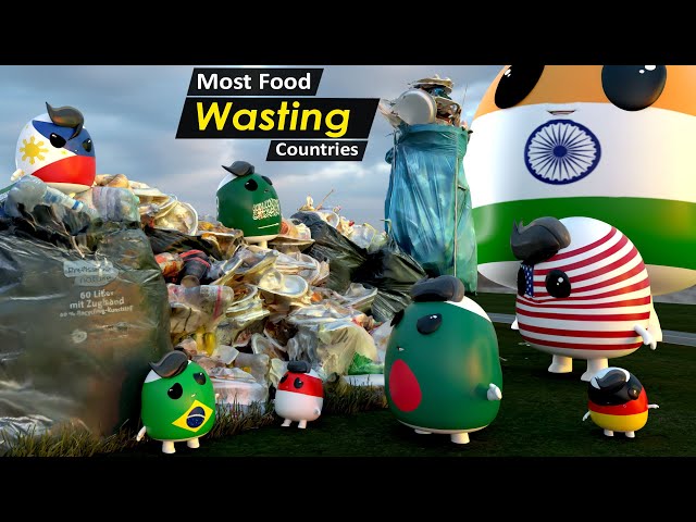 Most Food Waste by Countries per year 2024 | class=