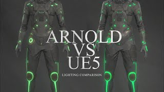Arnold vs. Unreal Engine 5: Lighting Comparison ⚡