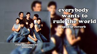 everybody wants to rule the world— sped up & reverb // tears for fears Resimi