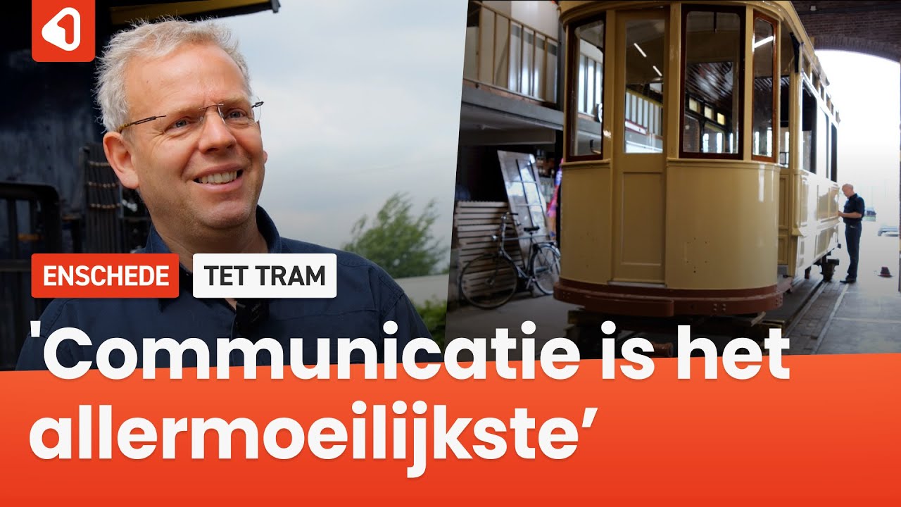 Historisch trammetje als verjaardagscadeau voor 700 jaar Enschede: komt ‘ie op tijd?