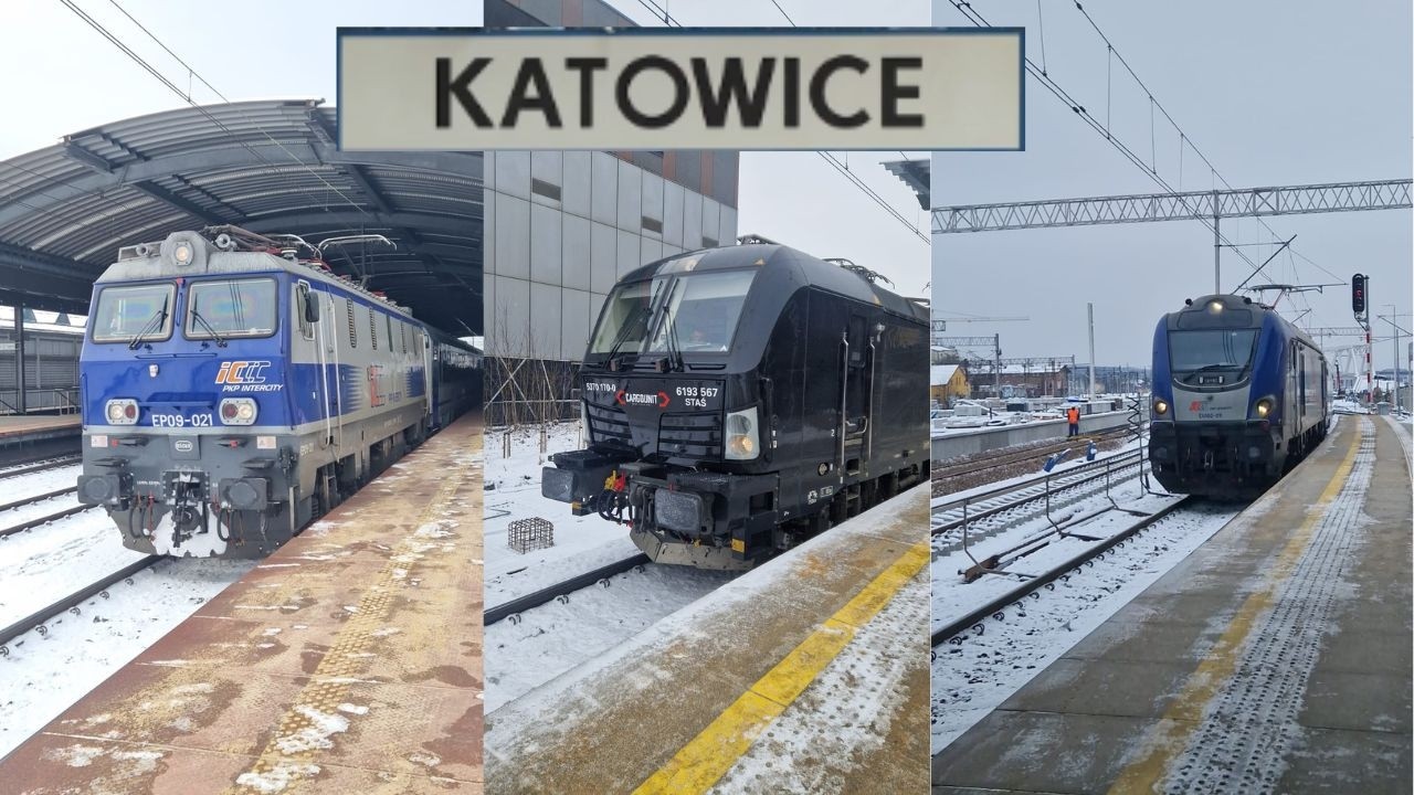 Katowice - Zimowe Pociągi w Lutym