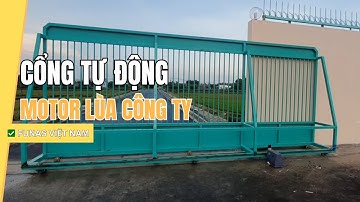 Cổng Trượt Tự Động Huế - Motor Cổng Lùa Công Ty | ✅ Funas - Đà Nẵng