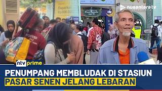 Puncak Mudik Segera Tiba, Penumpang Padati Stasiun Pasar Senen | NTV PRIME