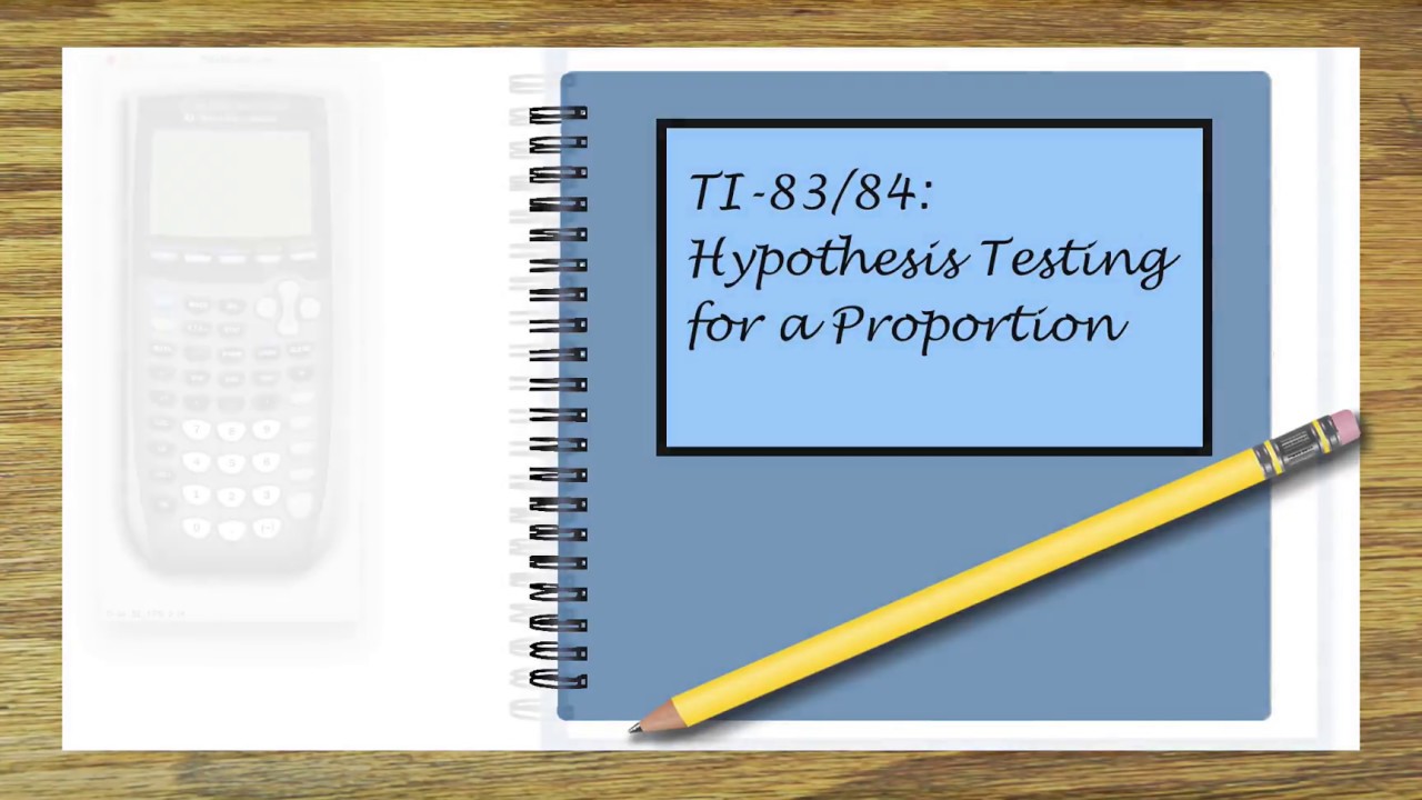 Hypothesis Testing for a Proportion - YouTube