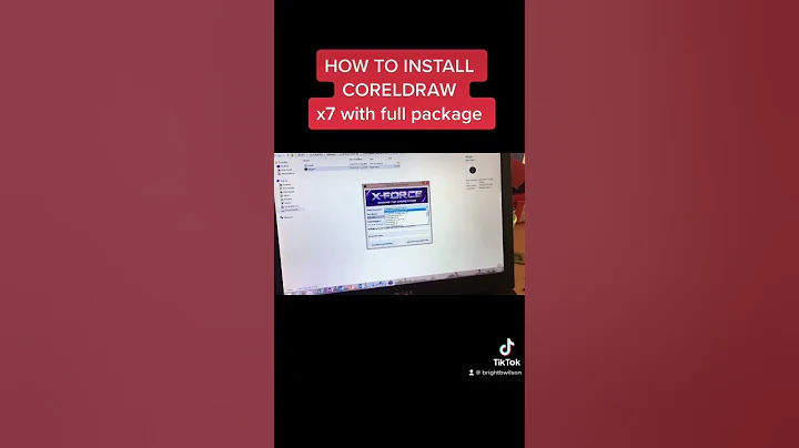 How to install CORELDRAW with serial number