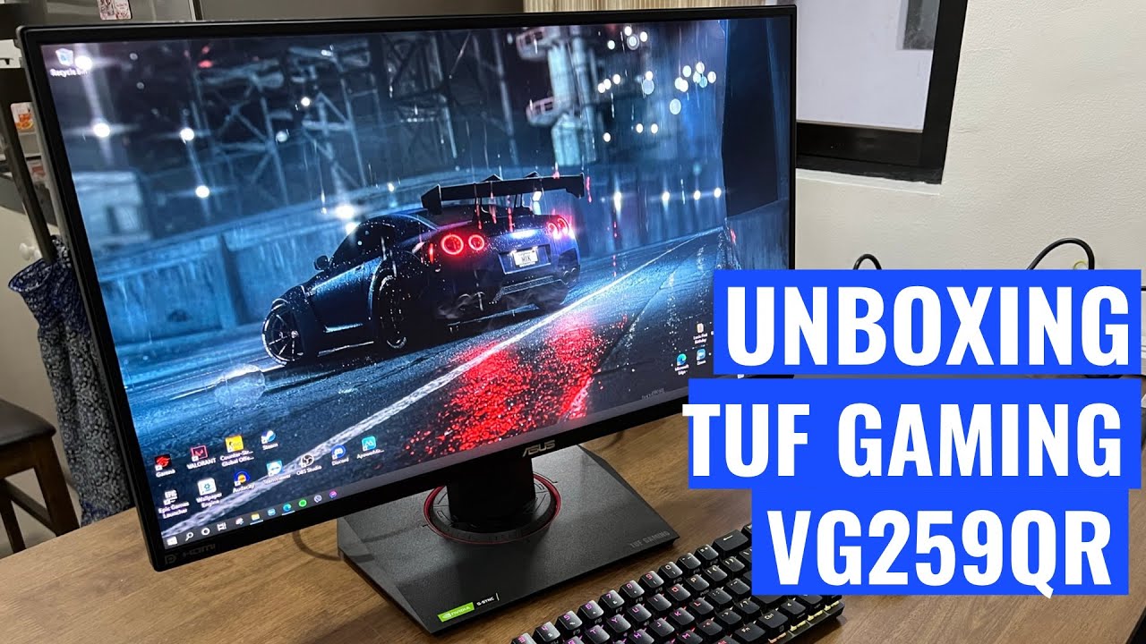 UNBOXING: ASUS TUF Gaming Monitor VG259QR 165hz - YouTube
