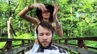 THE BEST ASMR HAIRCUT IN FOREST