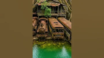 Nature Shorts Exploration Abandoned Vehicles Bus Train 