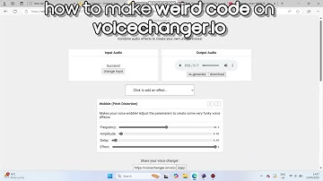 How to Make Weird Code Voice on Voicechanger.io (Final Better Version)
