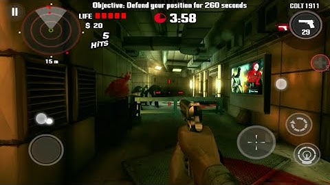 Dead Trigger 1 "Colt 1911" Weapon Gameplay
