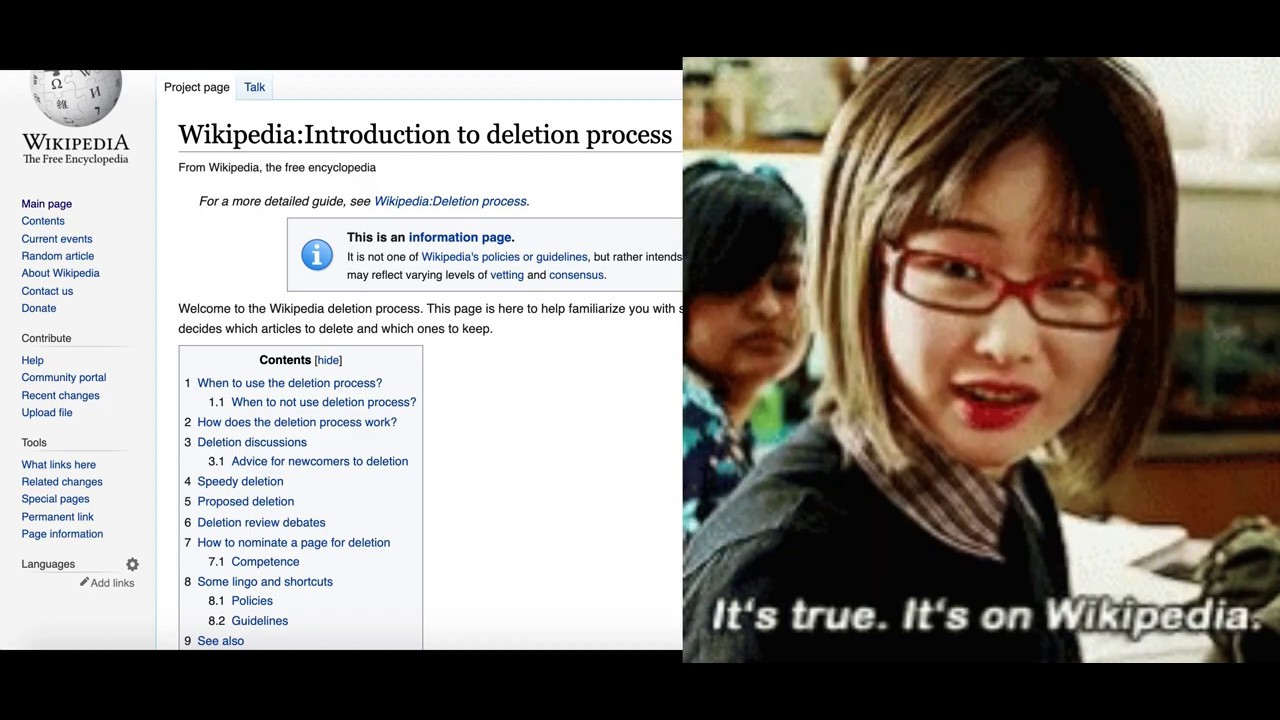 Wikipedia page nominated for deletion what to do articles for