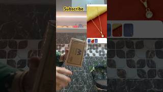 Mother day special gift 🎁 #myntra #goldenchain # pended chain #likesubscribe