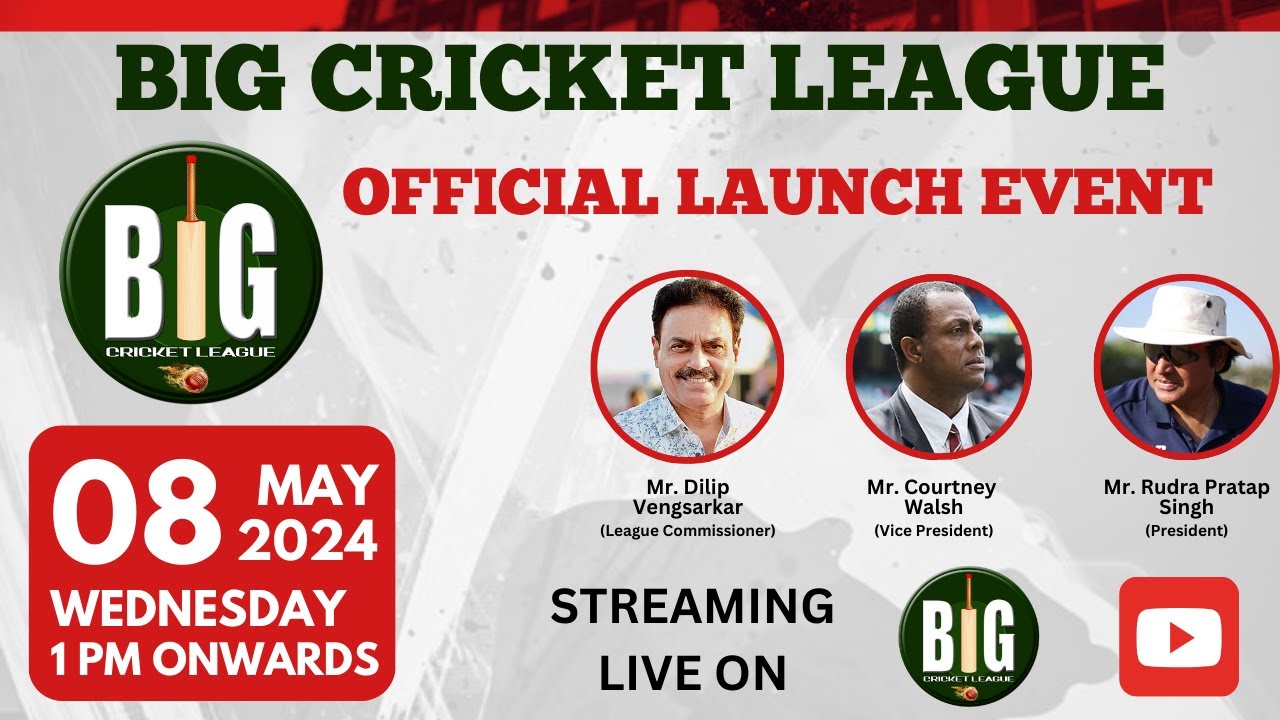 Big Cricket League Official Launch YouTube