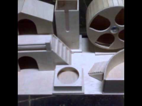 Rumah-rumahan kayu buat hamster - YouTube