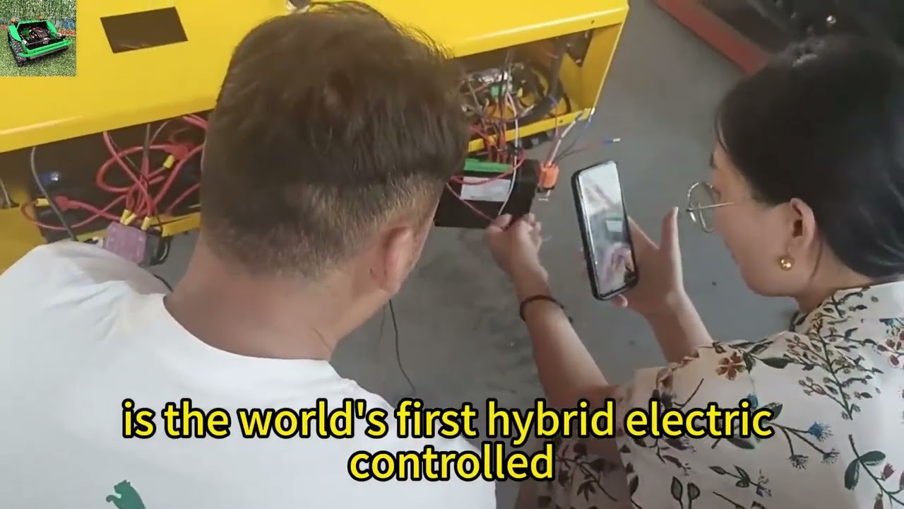 wireless radio control four wheel drive lawn mower manufacturer, telecontrol grass cutter machine