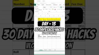 Day - 13|Excel-ൽ data search ചെയ്യാൻ easiest trick 🔥 #excel #spreadsheets
