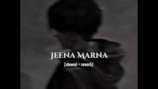 Jeena marna | [Slowed   Reverb] | Do lfz ki kahani | Altamash Afridi | Faizan lofi