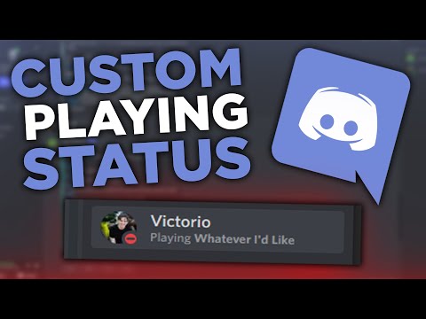 How to Change Now Playing on Discord - Custom Game Status 