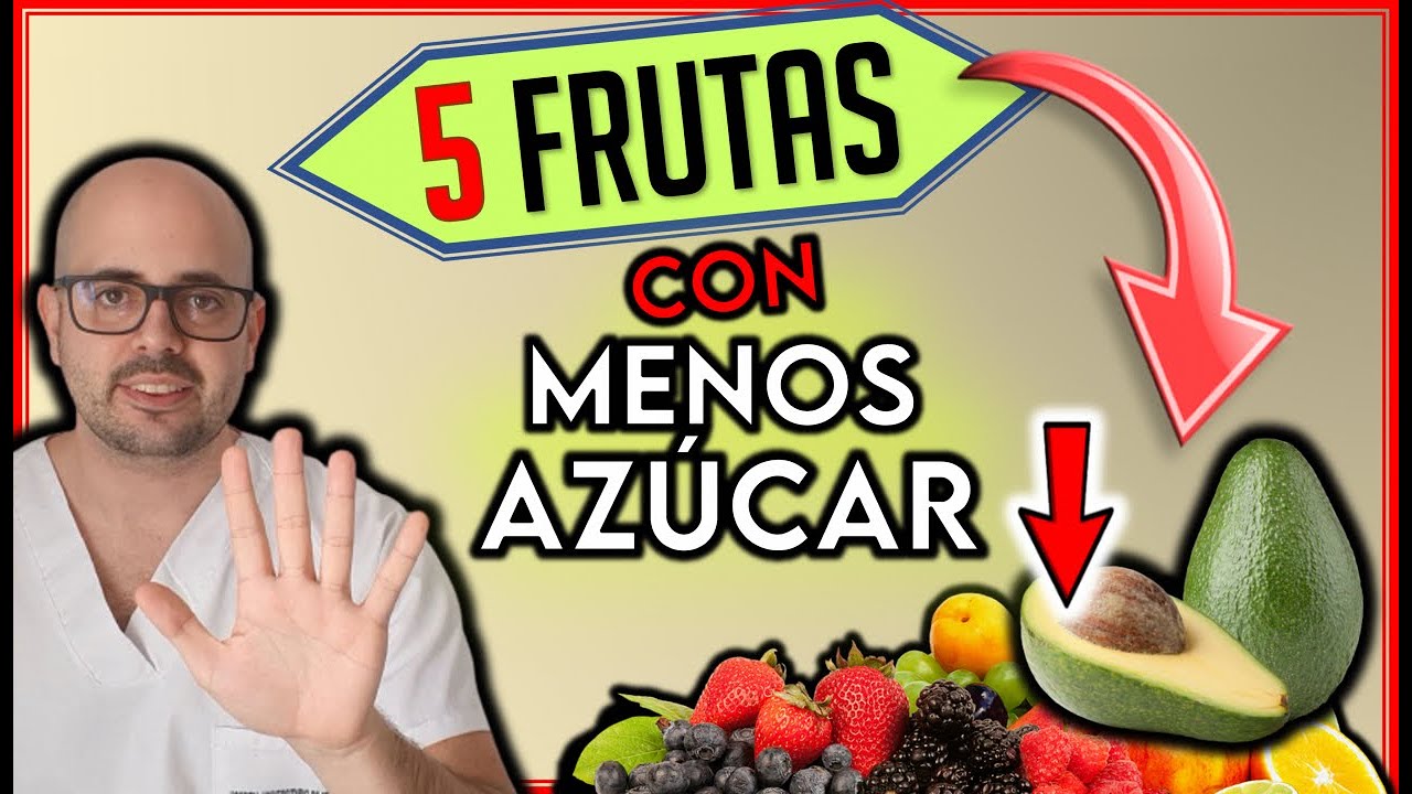 Frutas menos azucar