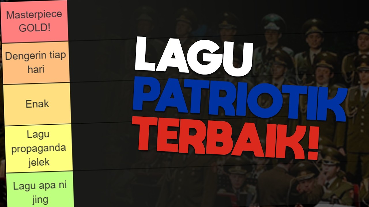 🔴LIVE | TIER LIST LAGU-LAGU PATRIOTIK NEGARA! - FREE TALK