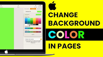 Mac Pages Change Background Color - How to Change Background Colour in Pages in MacBook Pro & Air