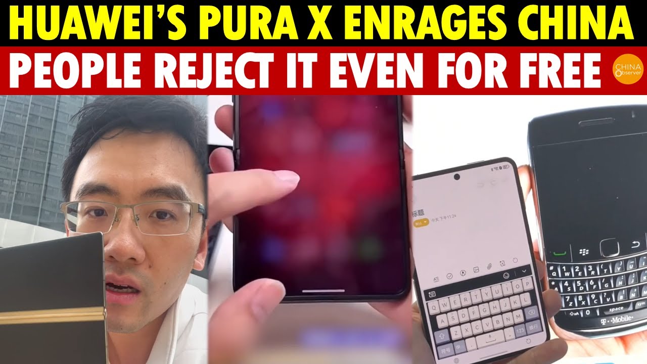 Huawei’s Pura X Phone Enrages China, With Poor Quality Leading People to Reject It Even for Free