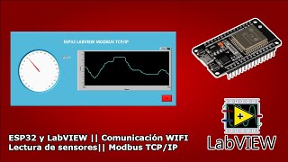 Esp32 And Labview  Wifi Communication  Sensor Reading  Modbus Tcpip