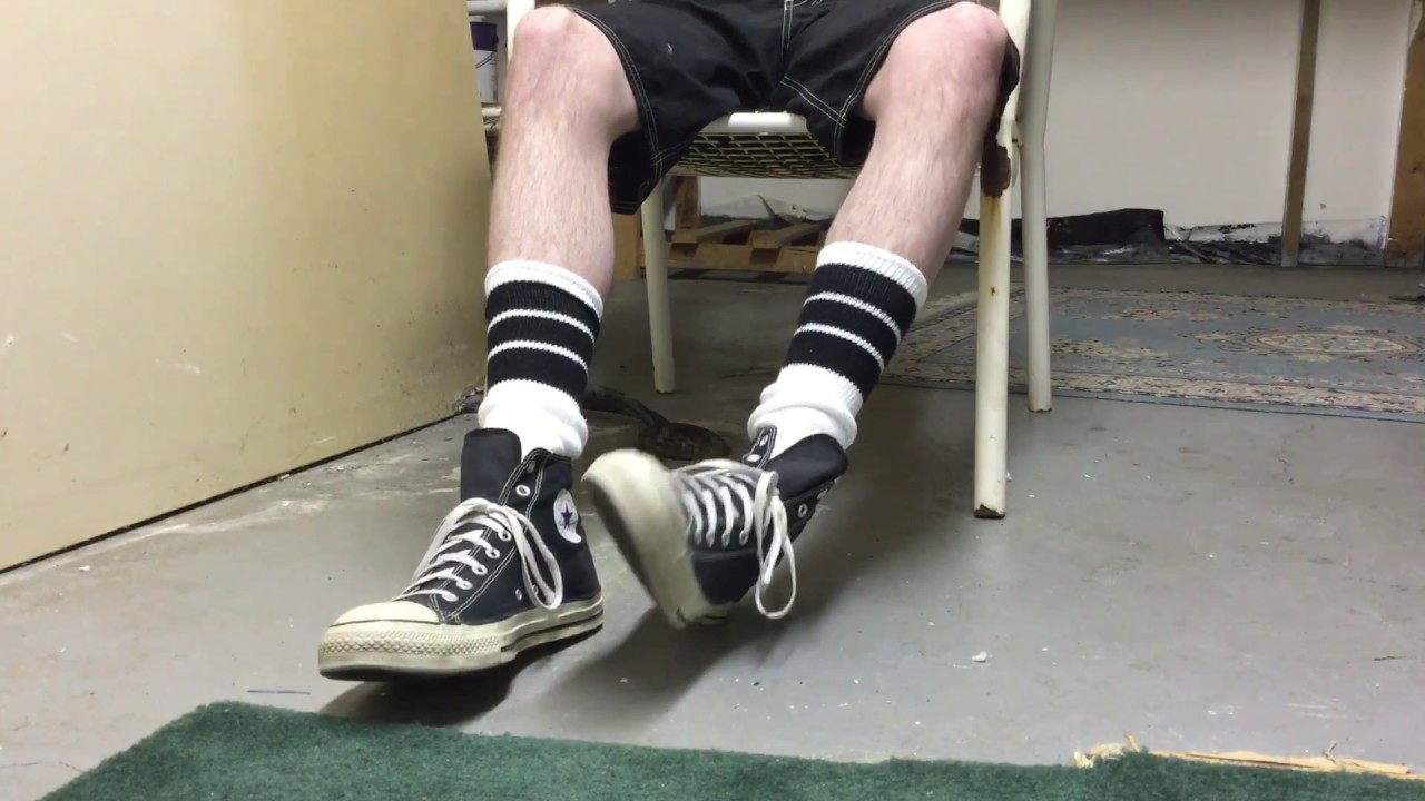 tube socks and converse