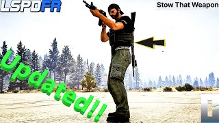 How To Install Stow The Weapon! | Updated Mod! | #criminaljusticeyoutube