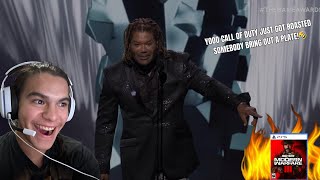 Christopher Judge (Kratos VA) ROASTS Call Of Duty - REACTION!!! Game Awards 2023!!!🤣#thegameawards