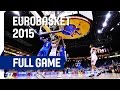 Spain v Italy -  Group B - Full Game - Eurobasket 2015