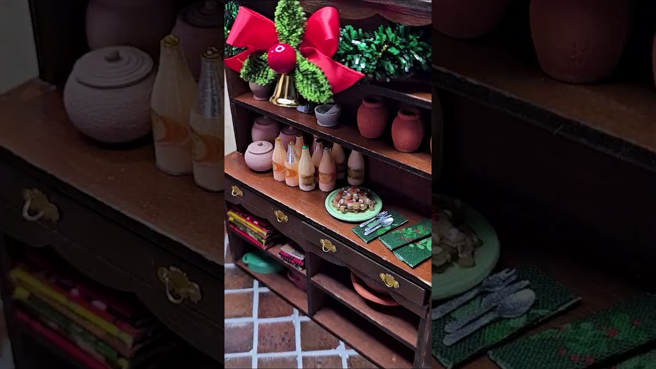 ✨🎄Christmas at the Burrow! 🎄✨ | a Harry Potter Miniature | Full video on my channel!