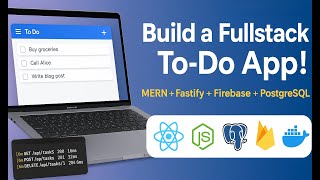 Build a Full-Stack To-Do App with React, Fastify & Firebase Auth | MERN + PostgreSQL