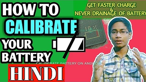 How to CALIBRATE your ANDROID BATTERY||increase battery life●Full tutorial Video●[HINDI]
