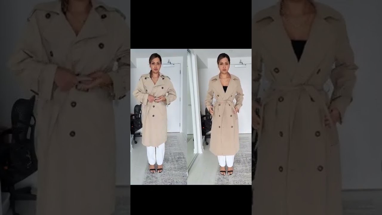 ZARA VS H M Oversized Trench Coat Which One Do You Like Music Blue WindowMusician Jeff Kaale