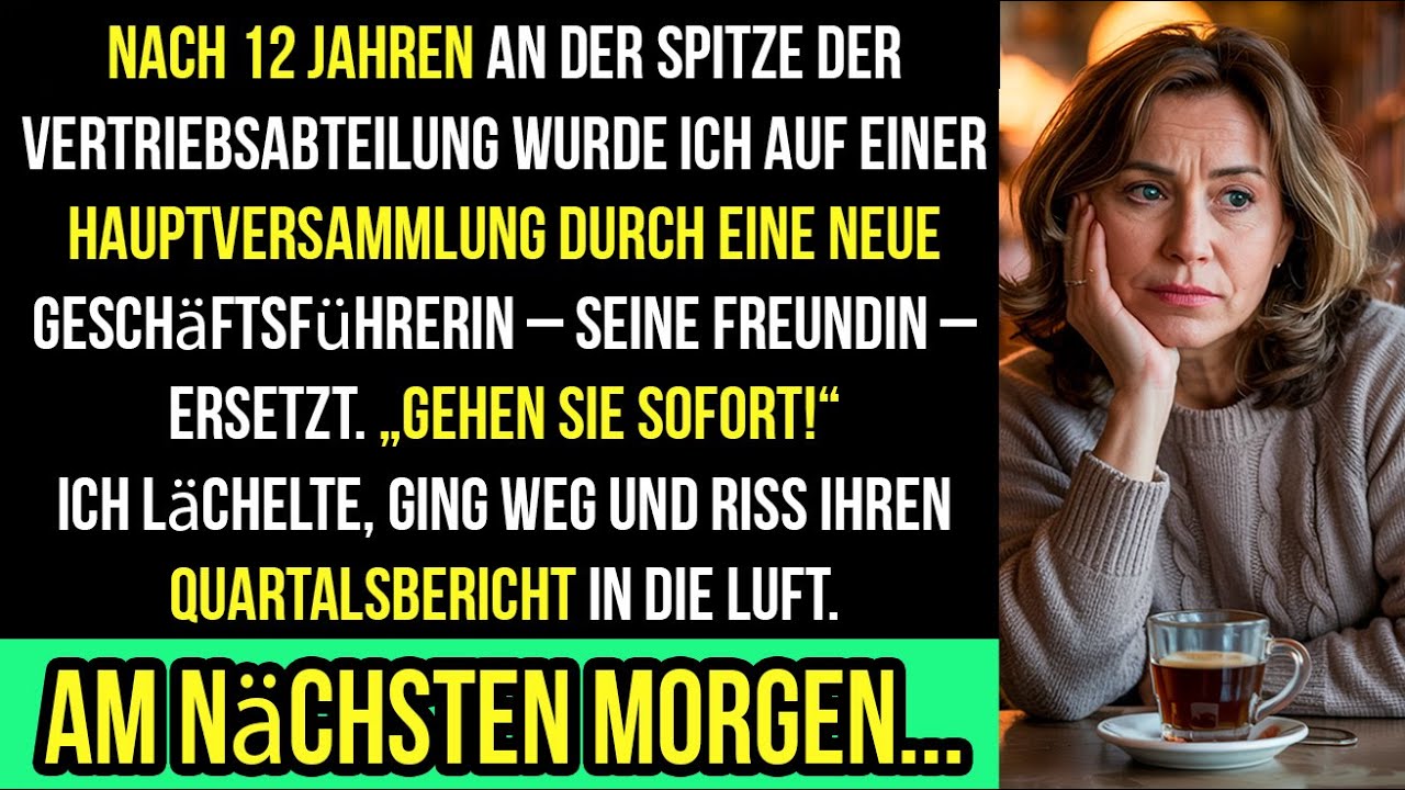 CEO ersetzte mich durch seine FREUNDIN – 6 MONATE später bricht das MILLIONENUNTERNEHMEN zusammen...