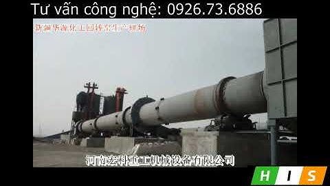 Lò nung vôi công nghiệp tiến tiến hiệu quả nhất hiện nay 300TPH