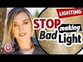 How to use a REFLECTOR the right way! STOP using REFLECTORS to make bad outdoor portrait lighting