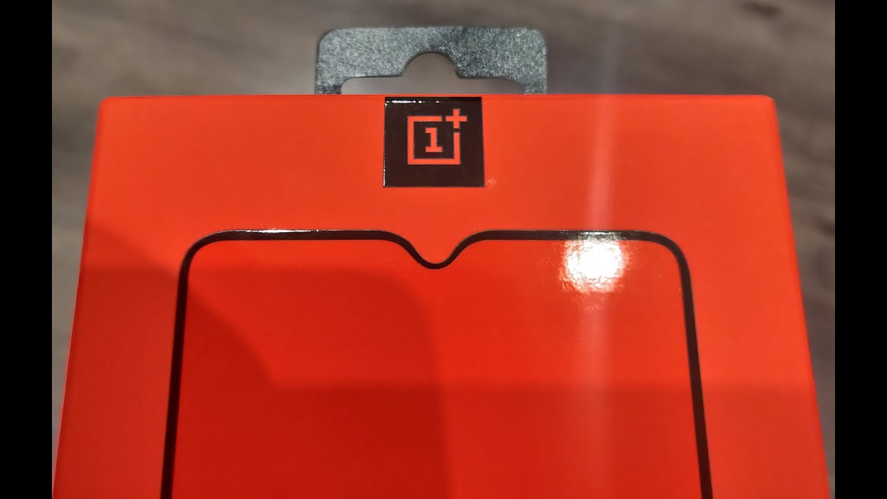 OnePlus 7T 3D Tempered Glass Screen Protector (Black) original box