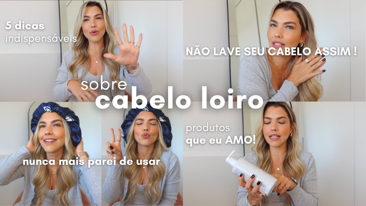 4 dicas para cuidar do cabelo loiro em casa