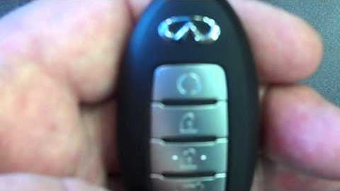 Remote Start on Infiniti