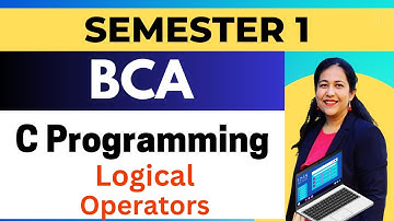 L-11 Logical Operators in C Programming #anjaliluthra #bca #btech #bsc #placement #programming #cs