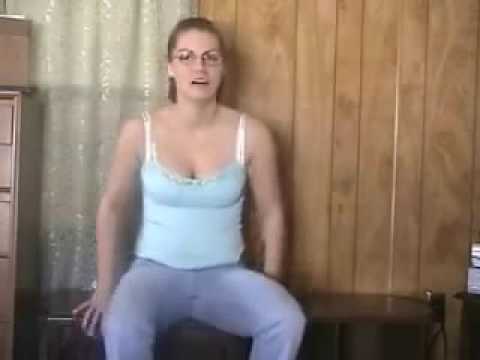 21  Girl farting in jeans