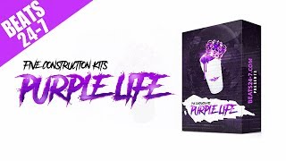 Hip hop trap beat construction kits - purple life