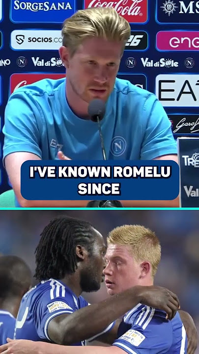 Agent Lukaku! - How the Napoli star persuaded De Bruyne to join #shorts #Napoli #Lukaku #DeBruyne