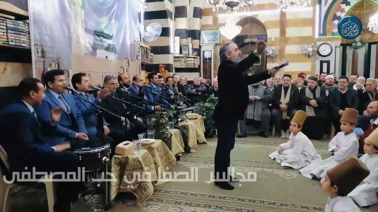 فرقة عباد الرحمن ( أسامة الرديني وأبو سعيد الخضري ) مع المنشد الكبير أبو بهجت أبو شعر ...